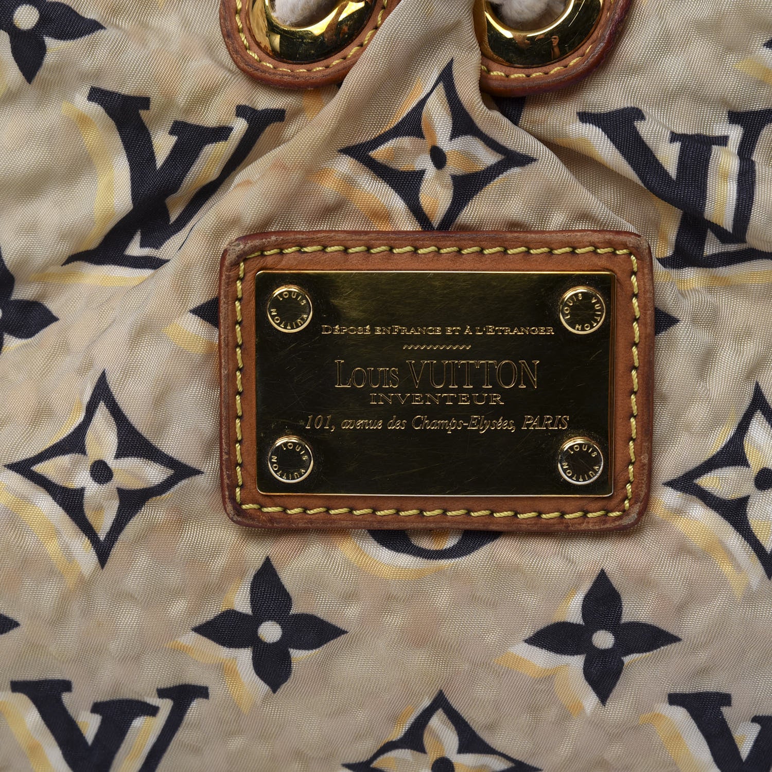 Louis Vuitton Canvas Monogram Cruise Bulles MM Natural 10 of 11