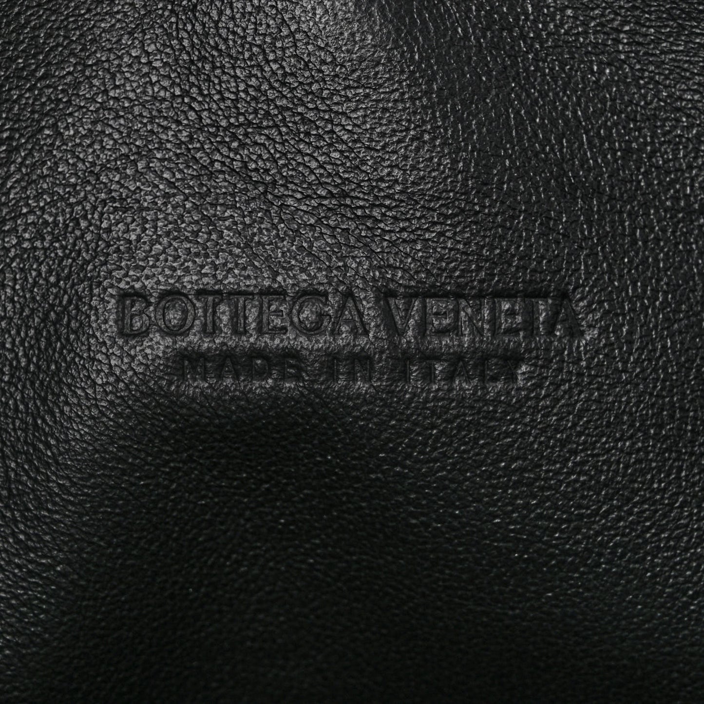 Intrecciato Embossed Triple Zip Messenger Bag Black