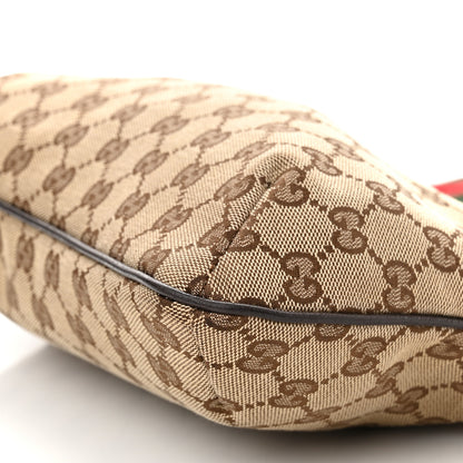 Gucci Monogram Web Small Flat Messenger Crossbody Dark Brown 10 of 10