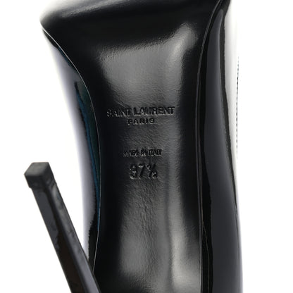 Saint Laurent Patent Classic Paris 105 Escarpin Pumps 37.5 Black 6 of 9