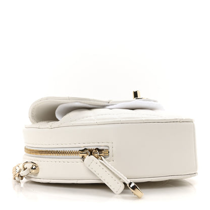 Chanel Lambskin Quilted CC In Love Heart Bag White 4 of 10