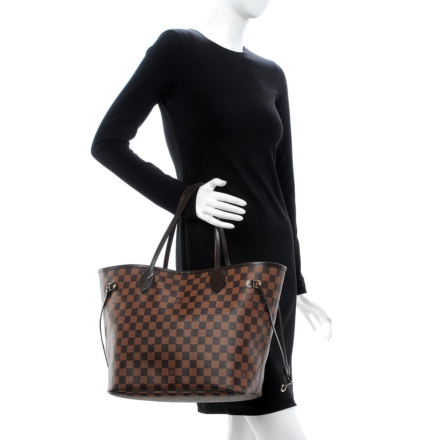 Louis Vuitton Damier Ebene Neo Neverfull MM 2 of 17