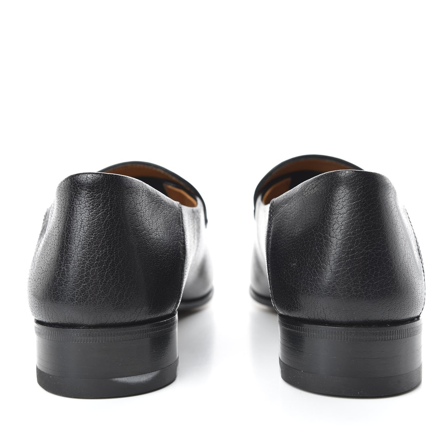 Gucci Goatskin Mens Horsebit Loafers 7 Black 6 of 10