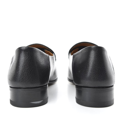 Gucci Goatskin Mens Horsebit Loafers 7 Black 6 of 10