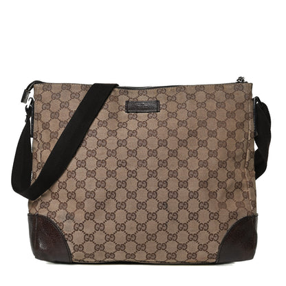 Gucci Monogram Messenger Bag Ebony 1 of 15