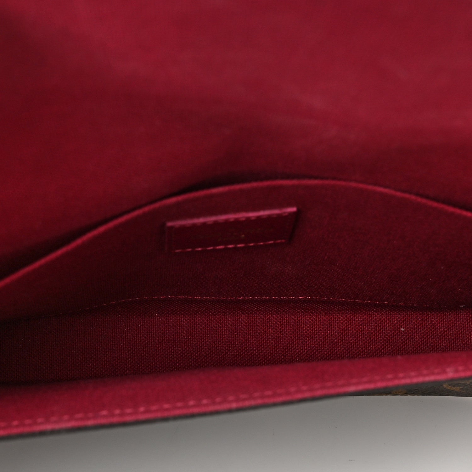 Louis Vuitton Monogram Pochette Felicie Chain Wallet Fuchsia 6 of 7