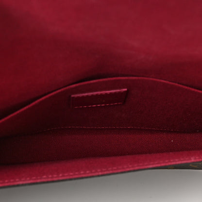Louis Vuitton Monogram Pochette Felicie Chain Wallet Fuchsia 6 of 7