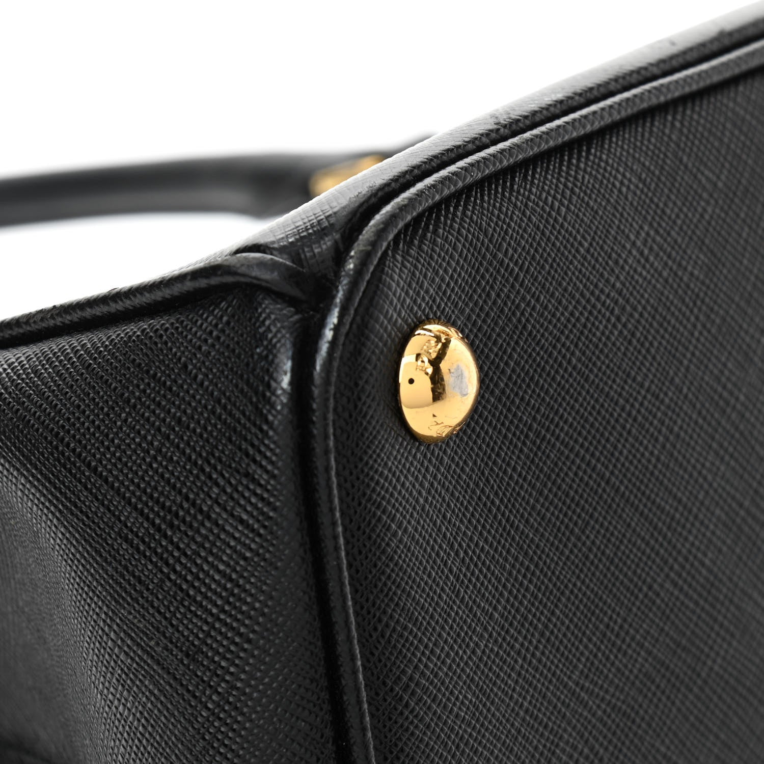 Prada Saffiano Small Galleria Double Zip Tote Black 10 of 13