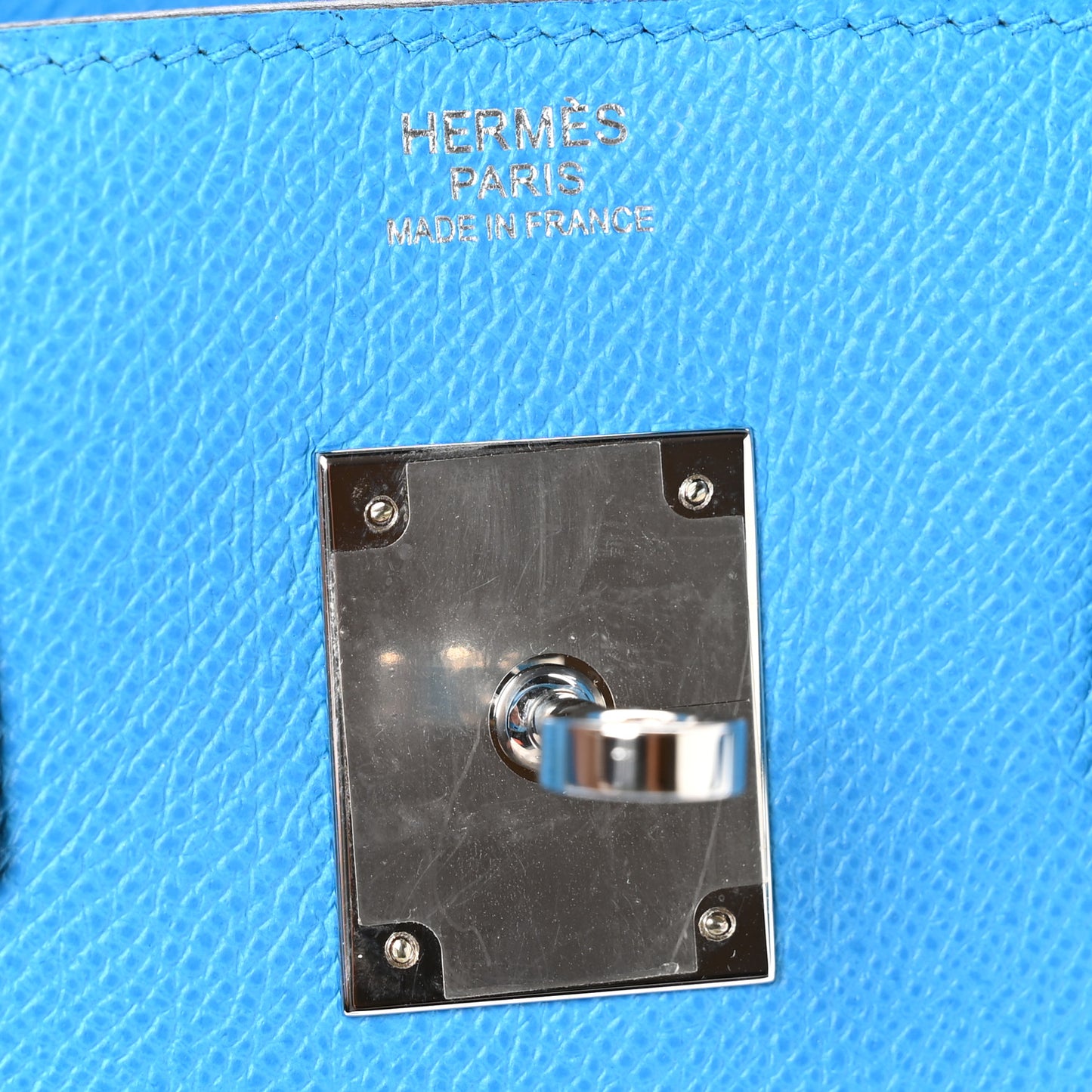 Epsom Birkin 30 Bleu Frida