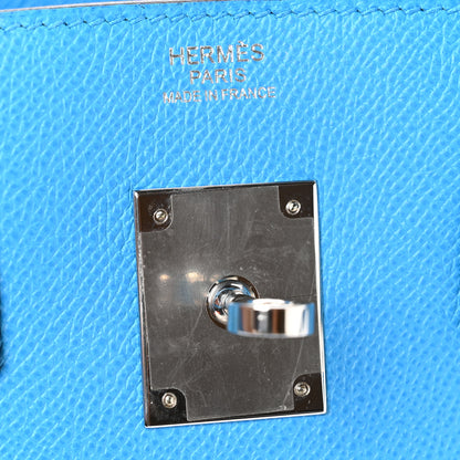 Hermes Epsom Birkin 30 Bleu Frida 6 of 11
