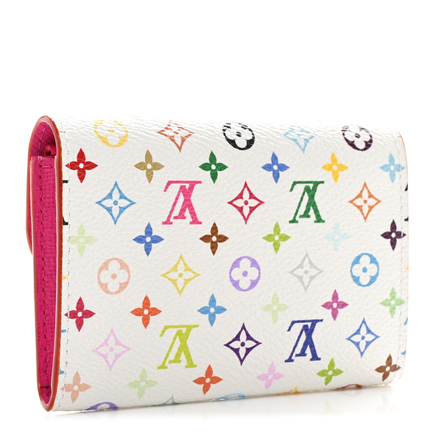 Louis Vuitton LV X TM Monogram Multicolor Rosalie Coin Purse White Kawaii Pink 3 of 7