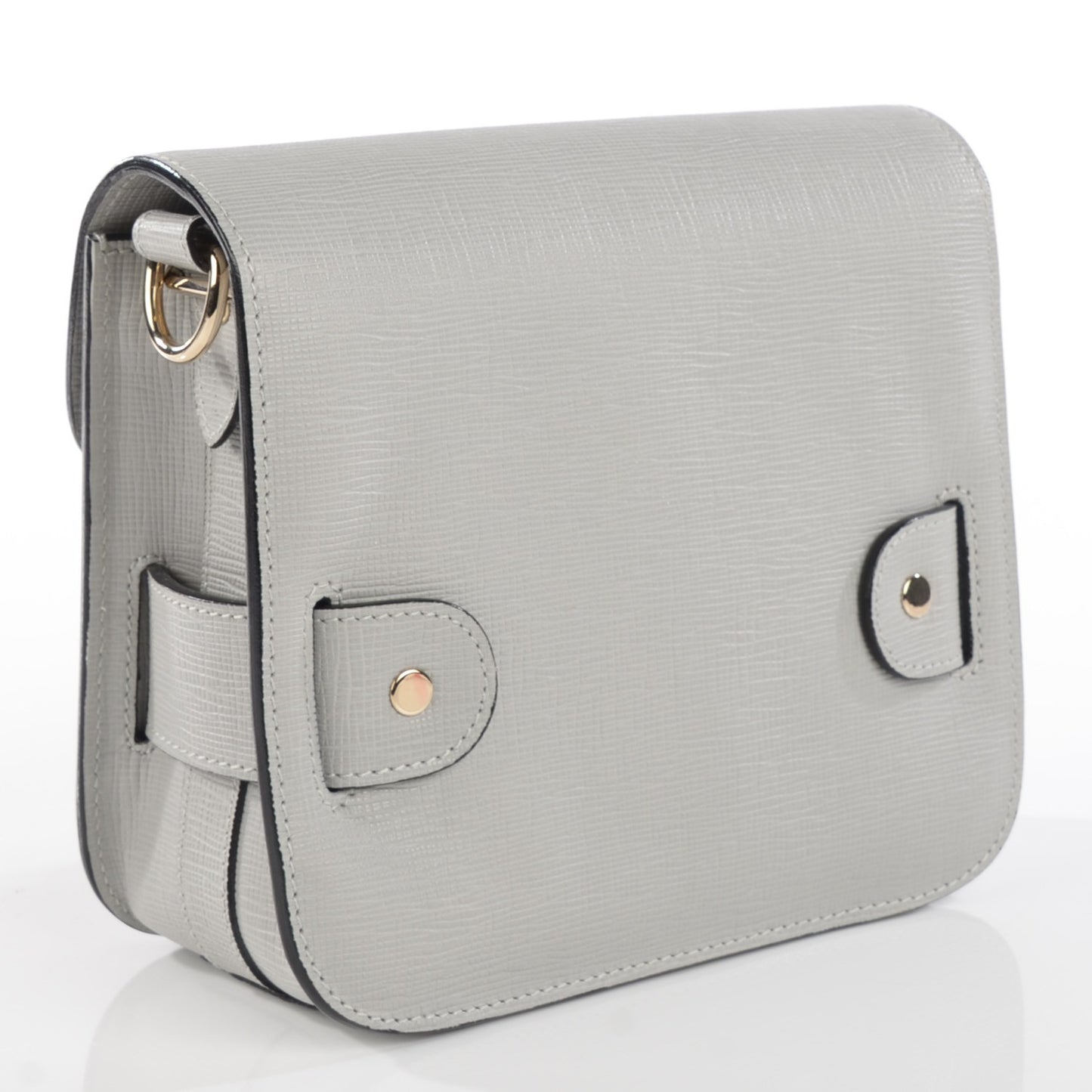 Saffiano PS11 Tiny Shoulder Bag Icy Pearl