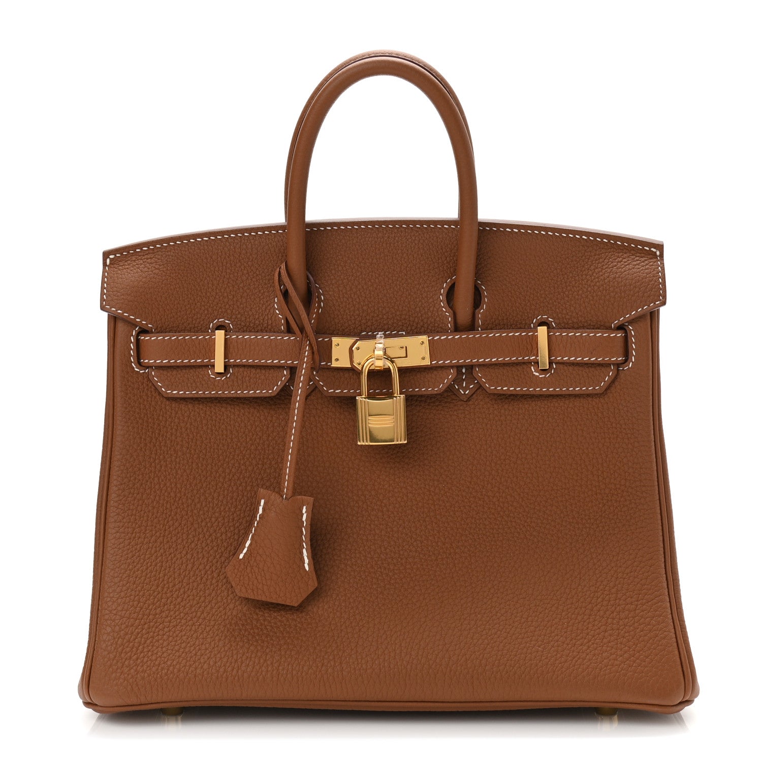 Hermes Togo Birkin 25 Gold 1 of 11