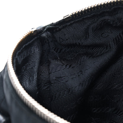 Prada Tessuto Nylon Soft Calfskin Tote Black 21 of 23