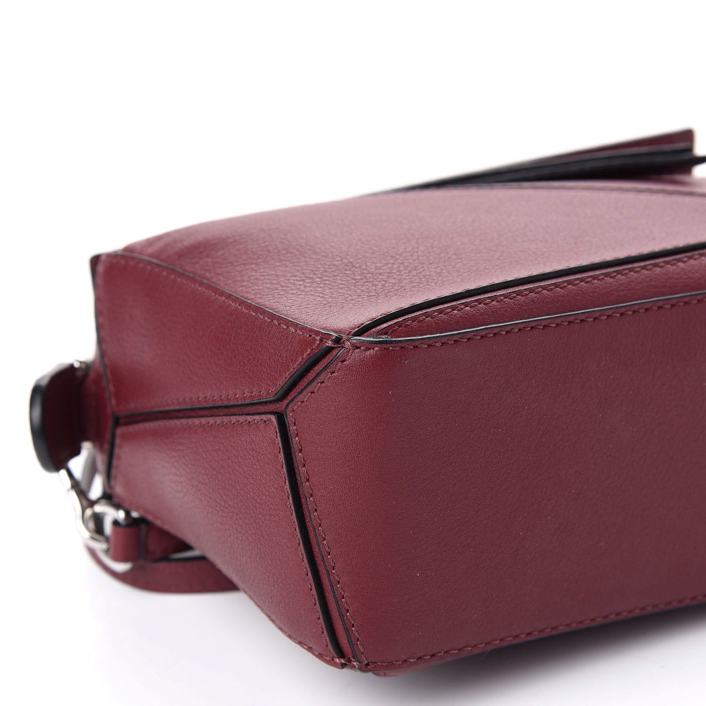 Calfskin Mini Puzzle Bag Wine