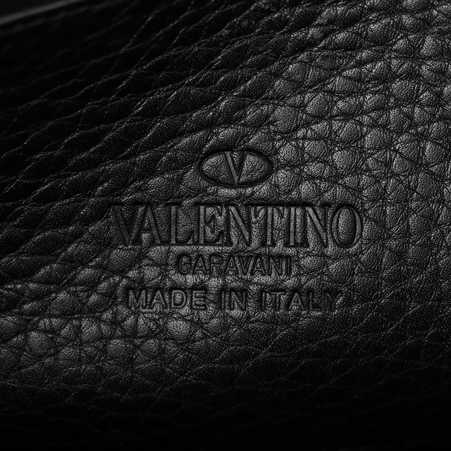 Valentino Garavani Pebbled Calfskin Monochrome Medium Rockstud Flip Lock Crossbody Bag Black 6 of 9