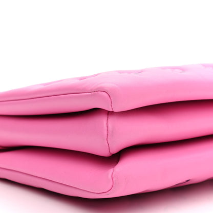 Louis Vuitton Lambskin Embossed Monogram Vuittamins Coussin PM Rose Violet 9 of 11