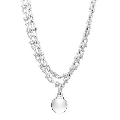 Tiffany Sterling Silver HardWear Wrap Necklace 1 of 6