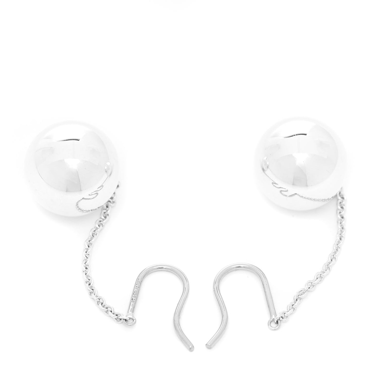 Sterling Silver 10mm HardWear Ball Drop Earrings