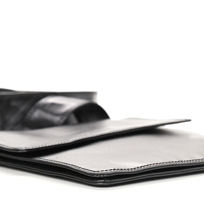 Chanel Lambskin Logo Messenger Black 8 of 10