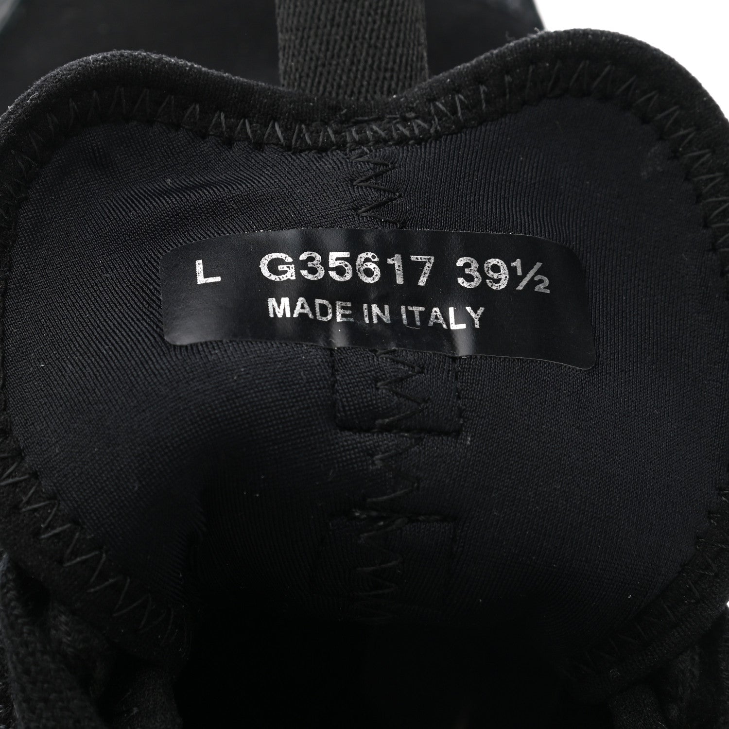 Chanel Velvet Calfskin Mixed Fibers CC Sneakers 39.5 Black 8 of 8