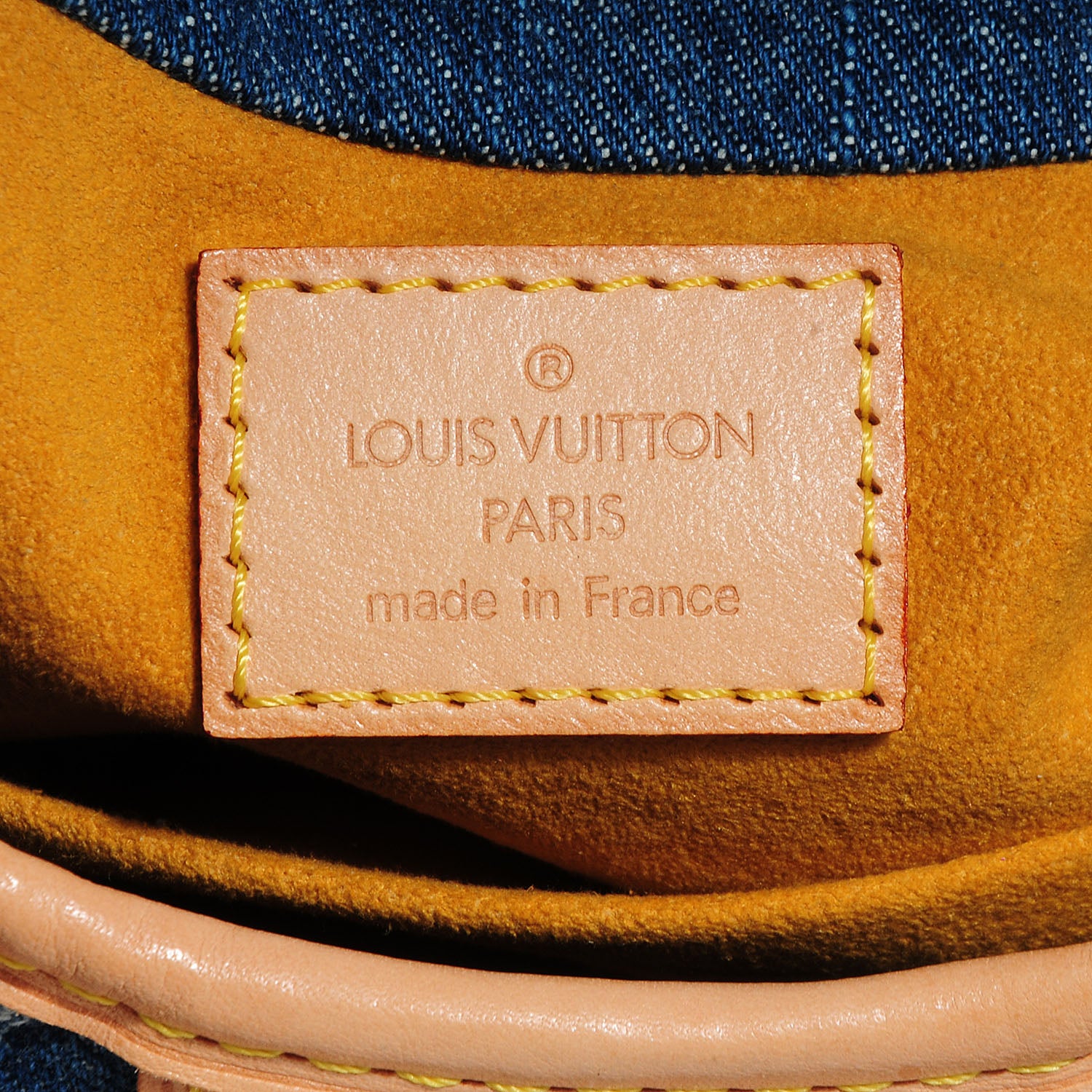 Louis Vuitton Denim Pleaty Blue 5 of 7