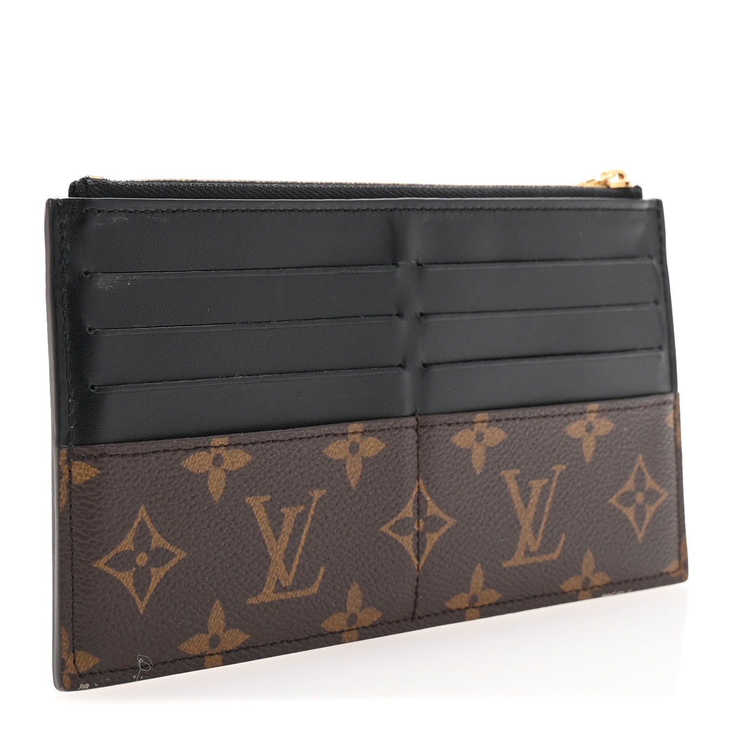 Louis Vuitton Monogram Slim Purse Black 3 of 6