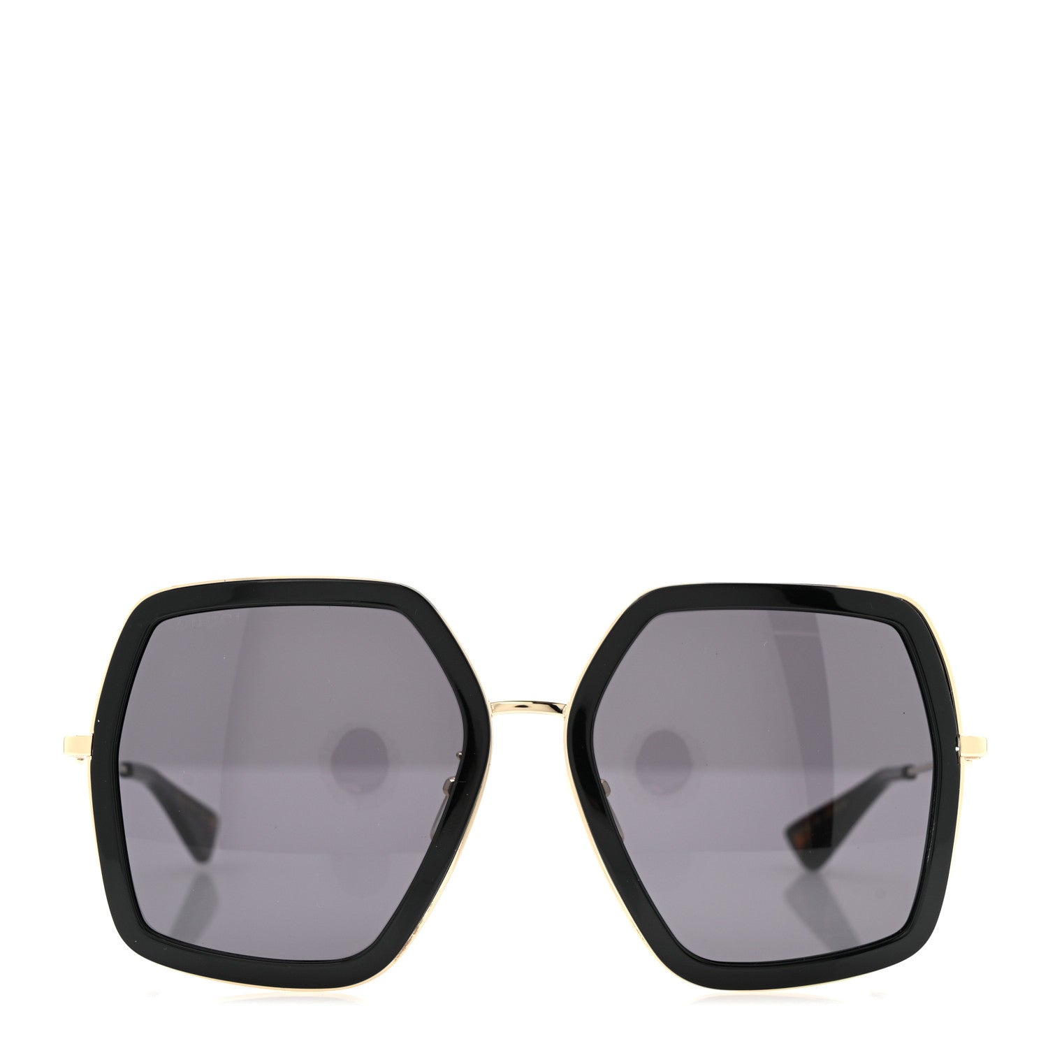 Gucci Acetate Oversize Square Frame GG0106S Sunglasses Black 2 of 7