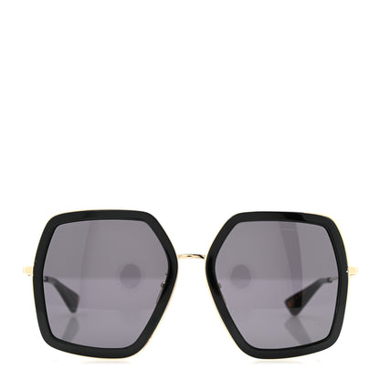 Gucci Acetate Oversize Square Frame GG0106S Sunglasses Black 2 of 7