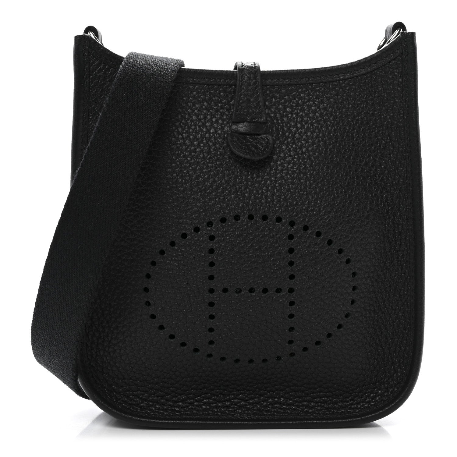 Hermes Taurillon Clemence Evelyne TPM Black 1 of 11
