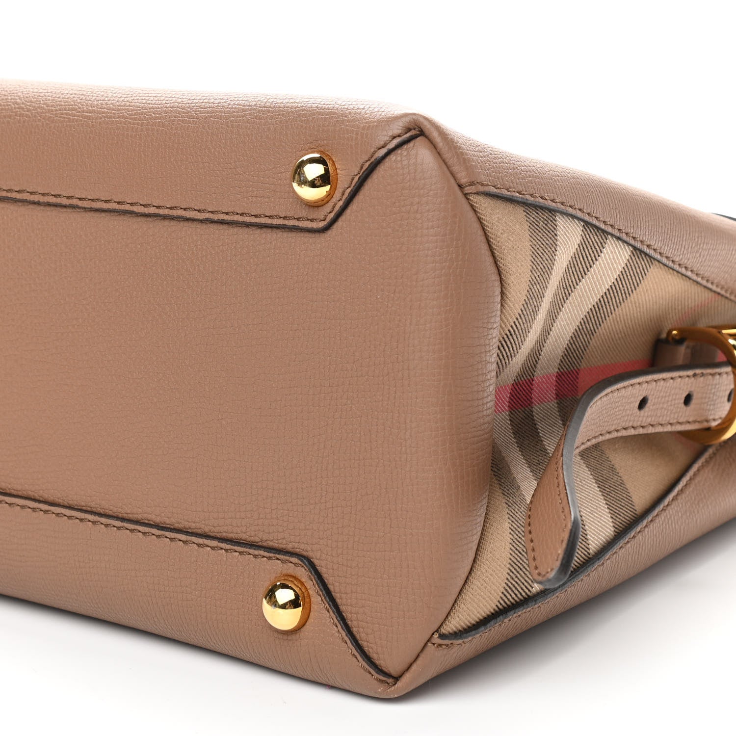 Burberry Derby Calfskin House Check Medium Camberley Dark Sand 8 of 8