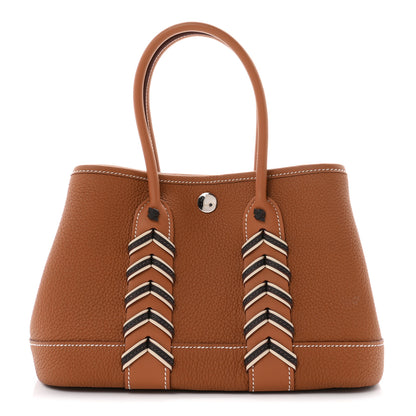Hermes Togo Swift Neo Garden 23 Bredies  Gold Bai Brun Craie 1 of 10