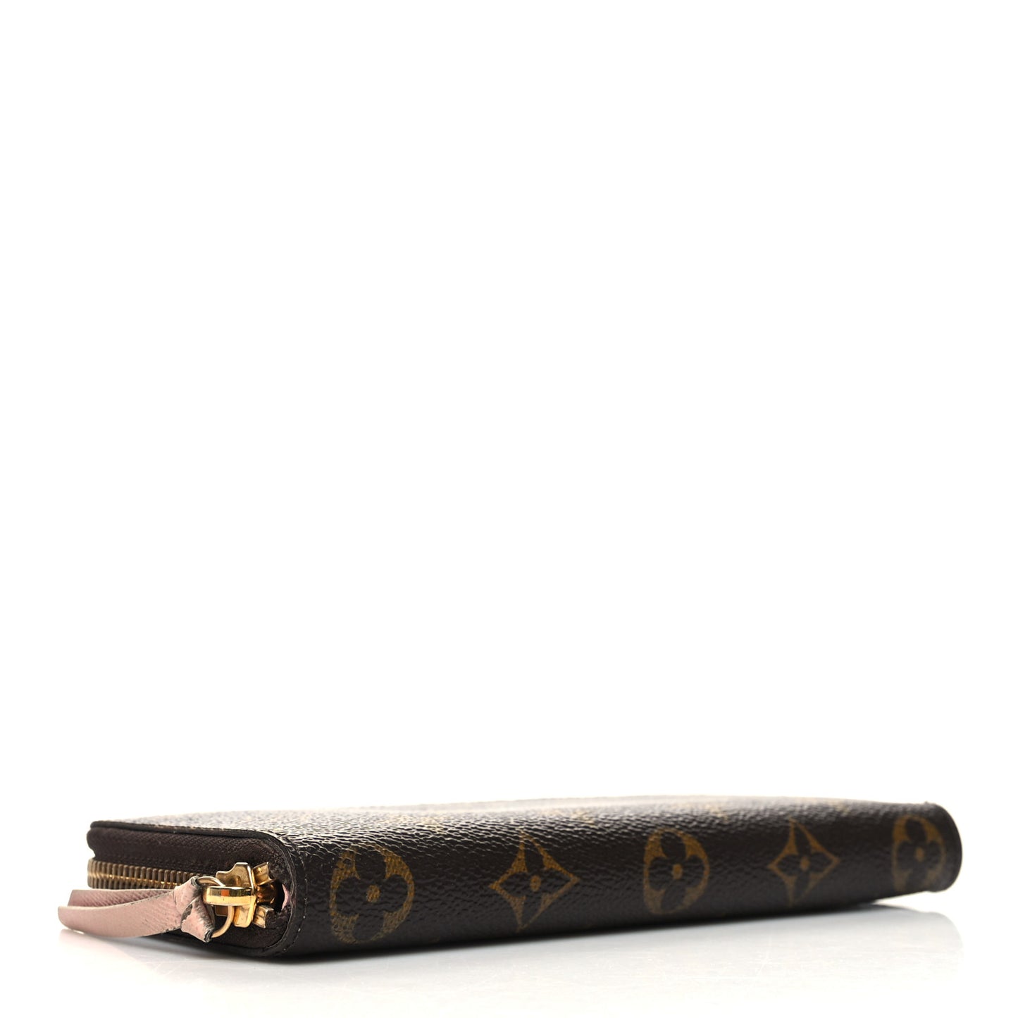 Monogram Clemence Wallet Rose Ballerine