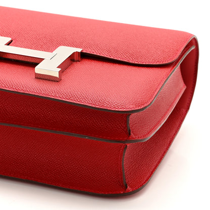Hermes Epsom Constance 24 Rouge Casaque 11 of 12