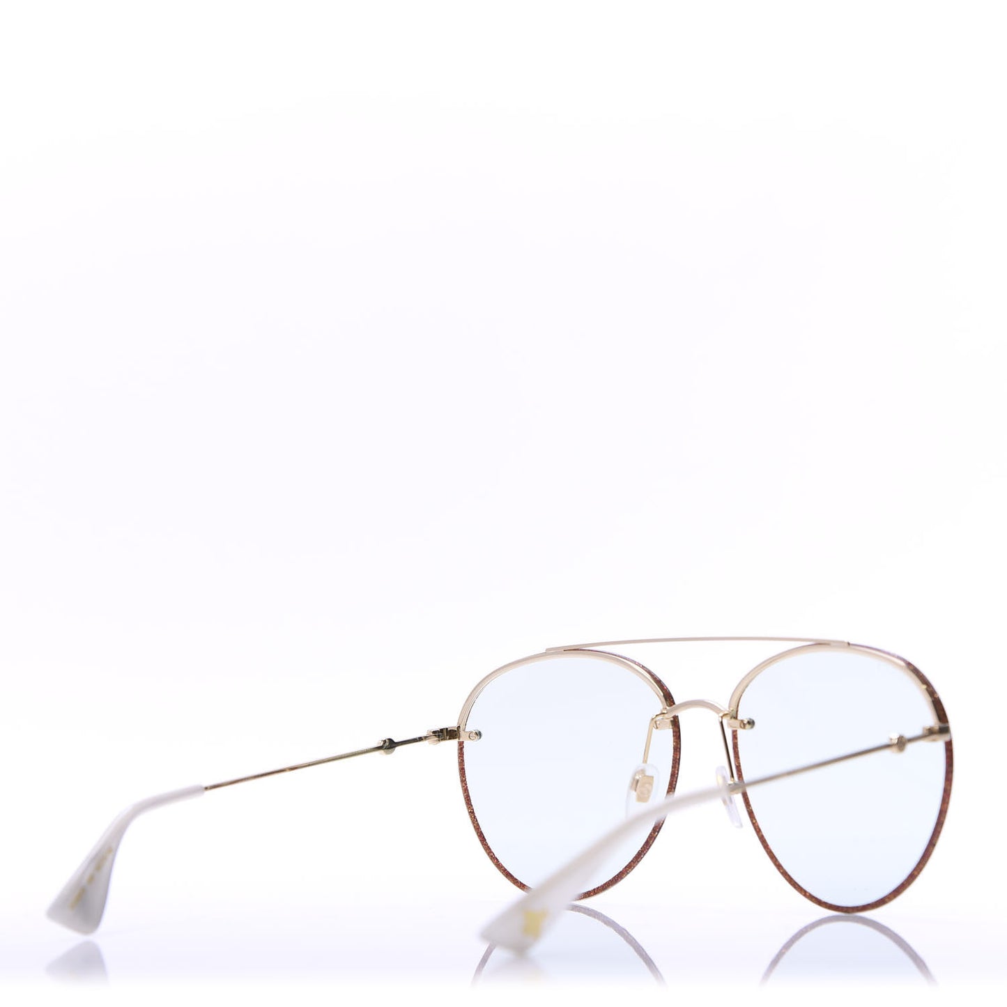 Glitter Aviator Sunglasses GG0351S Red