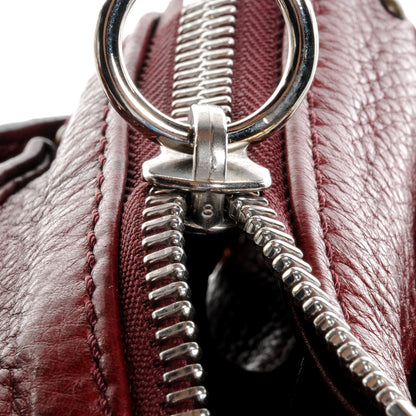 Chloe Leather Paddington Satchel Grenat 8 of 9