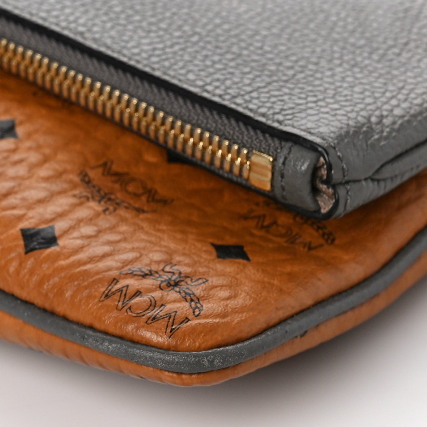 Visetos Corina Foldover Crossbody Bag Cognac Black