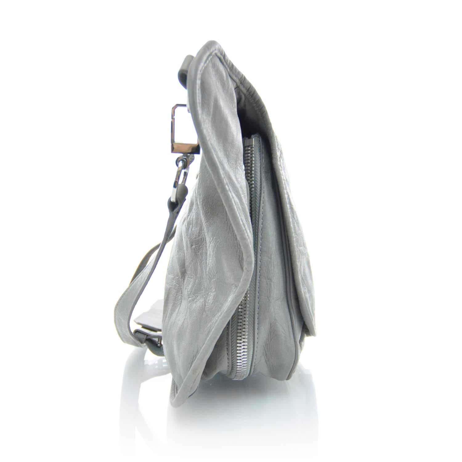 Alexander Wang Leather Iris Messenger Bag Grey 6 of 8