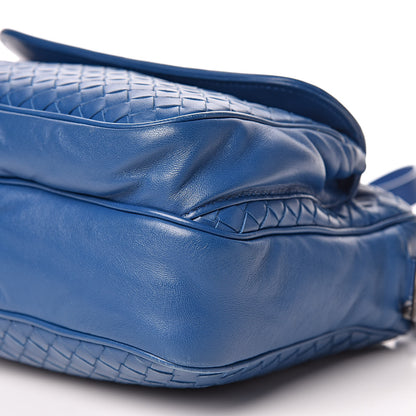 Bottega Veneta Nappa Intrecciato Messenger Bag Blue 10 of 10