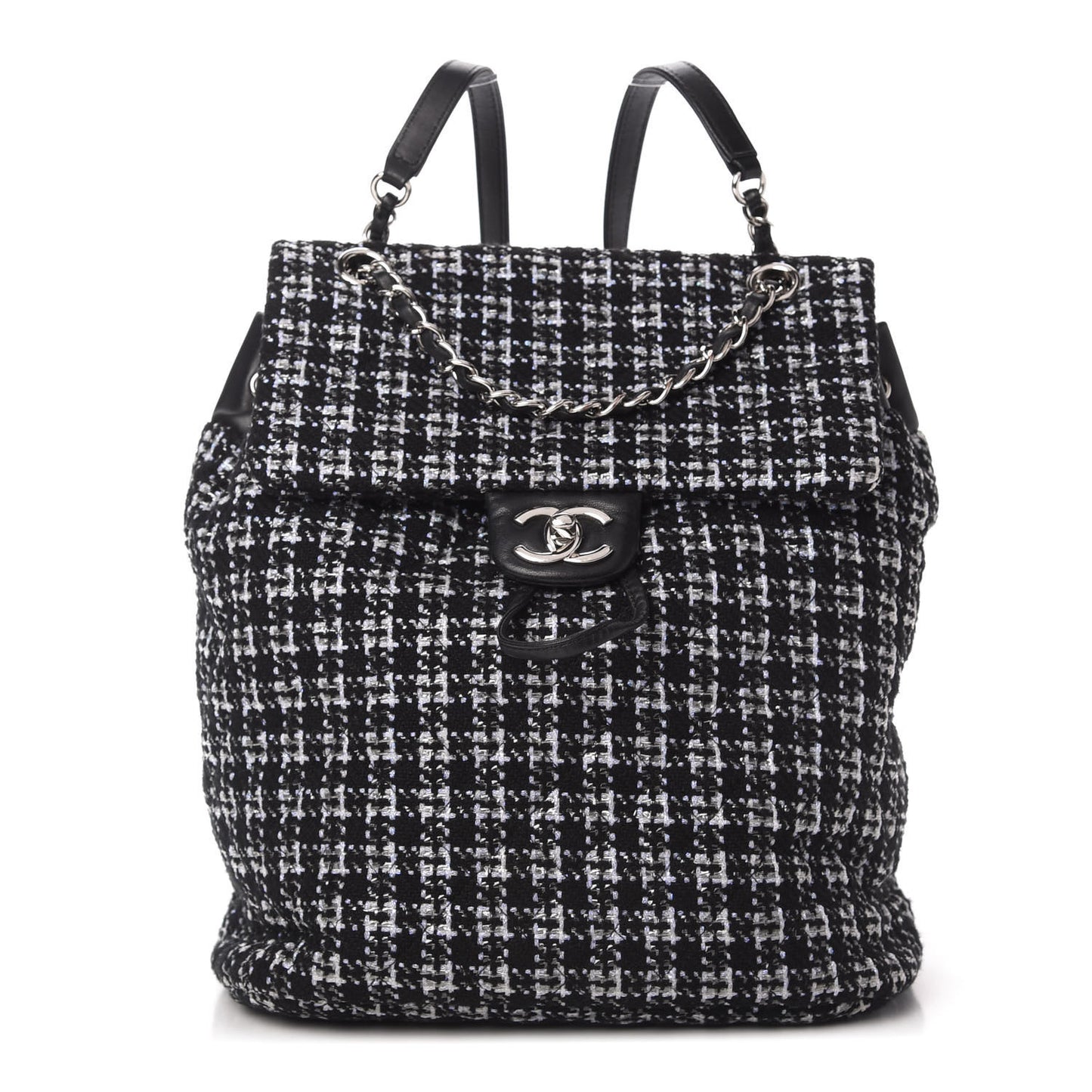 Tweed Large Urban Spirit Backpack Black White
