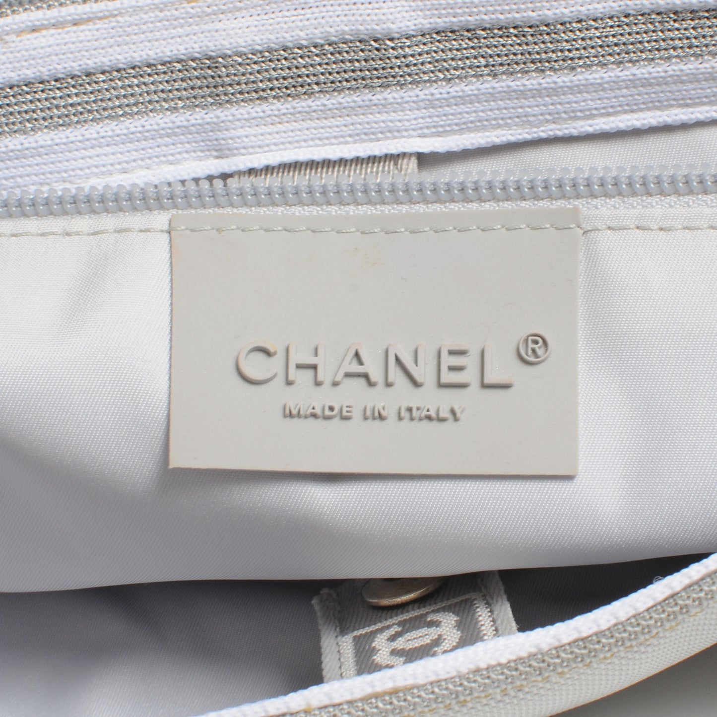 Nylon Sport Tote Grey