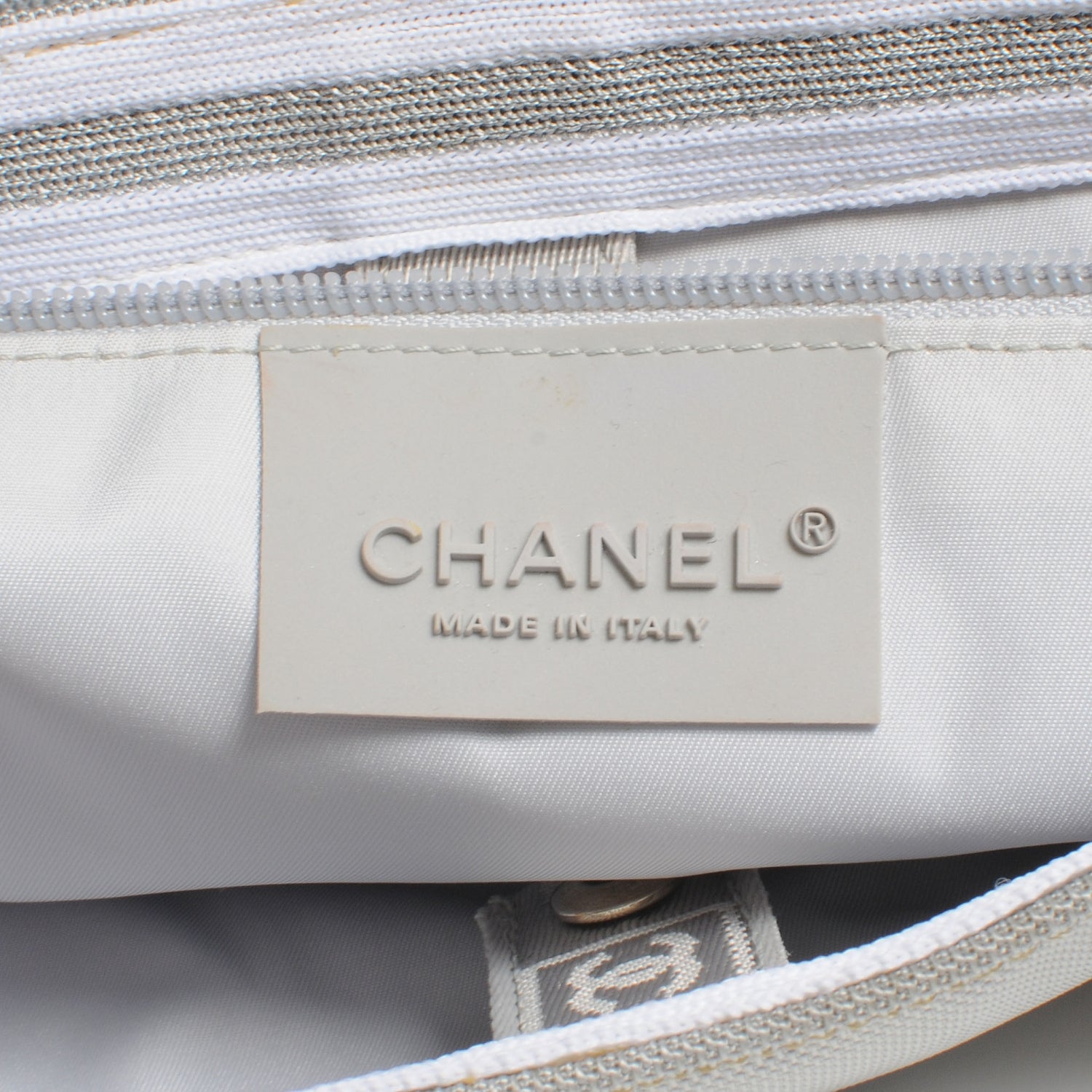 Chanel Nylon Sport Tote Grey 6 of 7