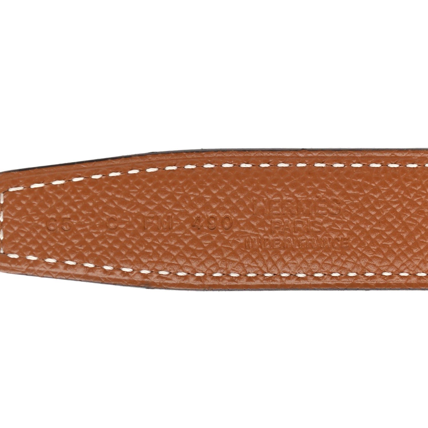 Hermes Swift Epsom 24mm Sydney Belt 65 Black Gold 5 of 6