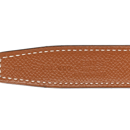 Hermes Swift Epsom 24mm Sydney Belt 65 Black Gold 5 of 6