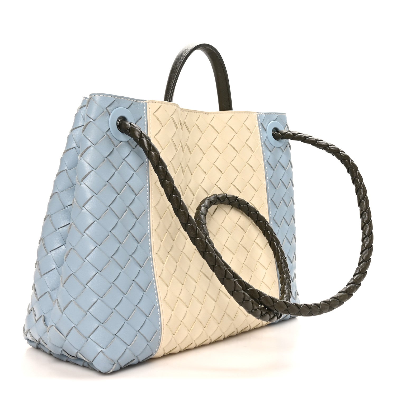 BOTTEGA VENETA‼️ Bottega Veneta Nappa Intrecciato Medium Andiamo Shoulder Bag Sea