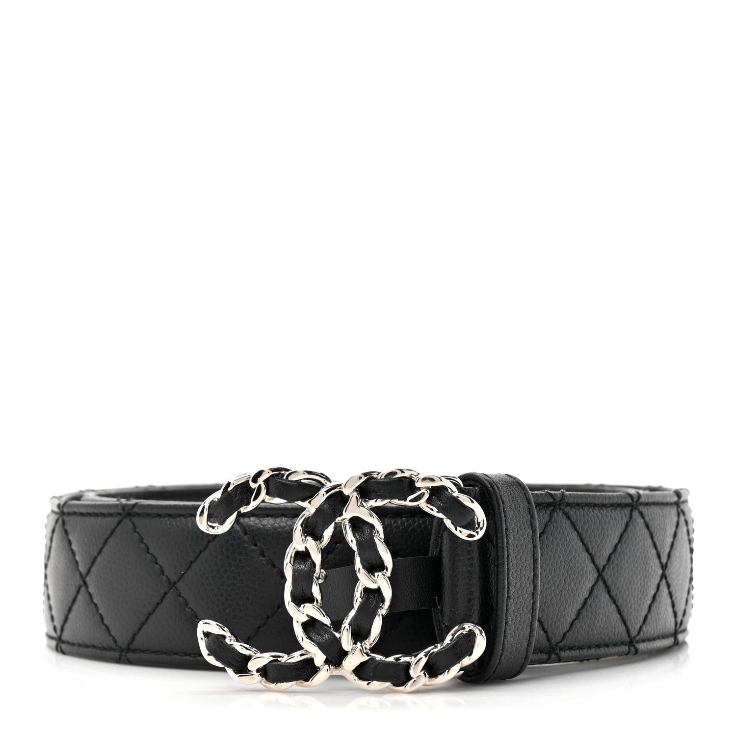 Chanel Caviar Quilted CC Chain Belt 75 30 Black 1 of 6