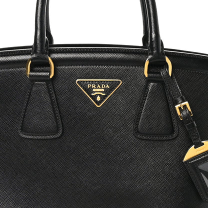 Prada Saffiano Lux Parabole Tote Black 7 of 9