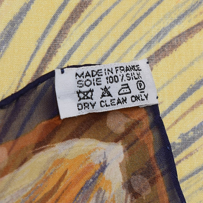 Hermes Silk Mousseline Feux Du Ciel Scarf 90 4 of 8