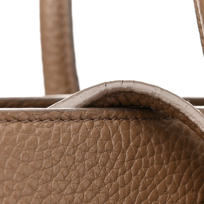 Saint Laurent Grained Calfskin Baby Sac De Jour Taupe 12 of 14