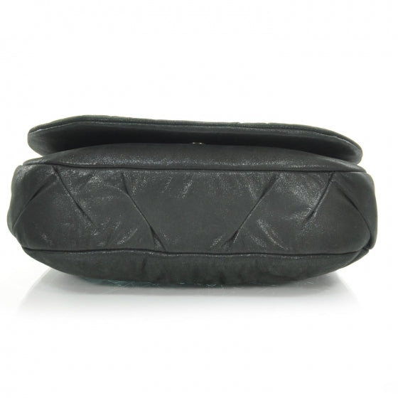 Chanel Iridescent Calfskin Glint Messenger Flap Black 4 of 9